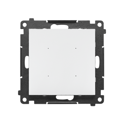 Sterownik pojedynczy oświetleniowy z wbudowanym pomiarem energii, sterowany smartfonem [Wi-Fi], SWITCH Simon 55 GO TEW1W.01/111 Kontakt-Simon biały mat