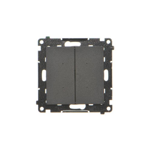 Łącznik elektroniczny podwójny Simon 55 TEW2.01/149 Kontakt-Simon czarny mat
