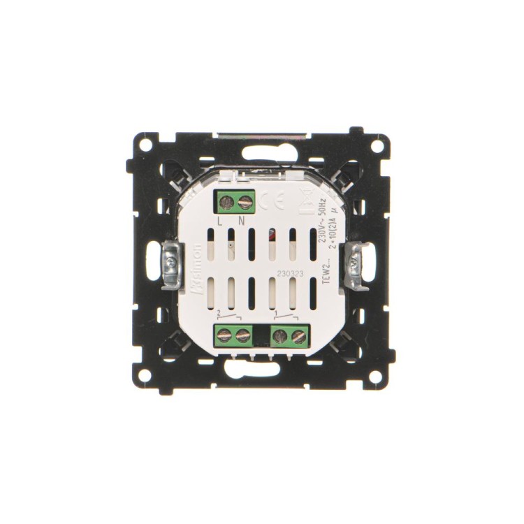 Łącznik elektroniczny podwójny Simon 55 TEW2.01/149 Kontakt-Simon czarny mat