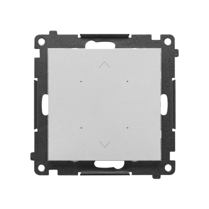 Sterownik do rolety, żaluzji, markiz, firan, sterowany smartfonem [Wi-Fi], SHUTTER Simon 55 GO TEZ1W.01/143 Kontakt-Simon aluminium mat