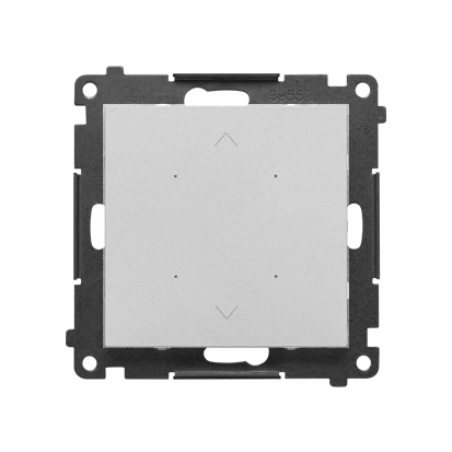 Sterownik do rolety, żaluzji, markiz, firan, sterowany smartfonem [Wi-Fi], SHUTTER Simon 55 GO TEZ1W.01/143 Kontakt-Simon aluminium mat