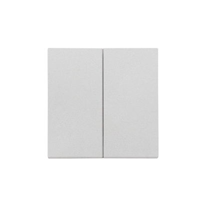 Klawisz podwójny do łączników i przycisków Simon 55 TKZW2/X/143 Kontakt-Simon aluminium mat
