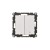 Łącznik jednobiegunowy + łącznik dwubiegunowy – 2 klawisze Simon 55 TW12A.01/143 Kontakt-Simon aluminium mat