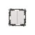 Łącznik jednobiegunowy + łącznik dwubiegunowy – 2 klawisze Simon 55 TW12A.01/143 Kontakt-Simon aluminium mat