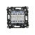 Łącznik krzyżowy podwójny z podświetleniem LED Simon 55 TW7/2L2.01/111 Kontakt-Simon biały mat