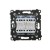 Łącznik krzyżowy podwójny z podświetleniem LED Simon 55 TW7/2L2.01/114 Kontakt-Simon jasnoszary mat