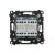Łącznik krzyżowy podwójny z podświetleniem LED Simon 55 TW7/2L2.01/144 Kontakt-Simon szampański mat