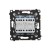 Łącznik krzyżowy podwójny z podświetleniem LED Simon 55 TW7/2L2.01/X/111 Kontakt-Simon biały mat