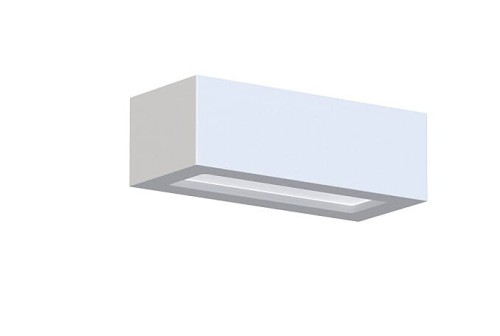 Lampa ścienna gipsowa do malowania Industrialna Loft GIPSY PROSTOKĄT S 2206 NOWODVORSKI Lighting E27 nowoczesna oprawa oświetleniowa gips z gipsu kinkiet Inspiracje Premium
