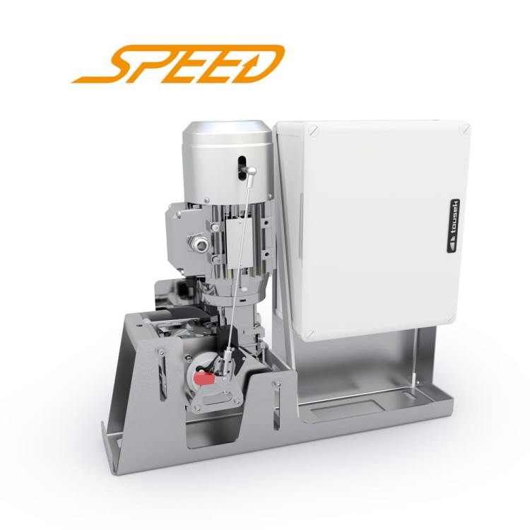 Napęd do bramy przesuwnej Tousek TPS 6speed 11110810 600kg 30m TPS-6speed TPS-6 TPS6 Speed głowica bram przesuwnych automat silnik szary antracyt