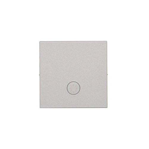 Klawisz pojedynczy do łączników i przycisków Simon 55 TKWS1L/143 Kontakt-Simon aluminium mat