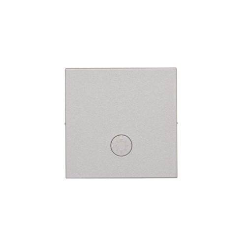 Klawisz pojedynczy do łączników i przycisków Simon 55 TKWS1L/143 Kontakt-Simon aluminium mat