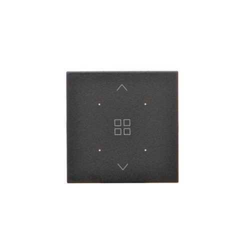 Klawisz pojedynczy, z piktogramem, do produktów elektronicznych Simon 55 TKE13/149 Kontakt-Simon czarny mat