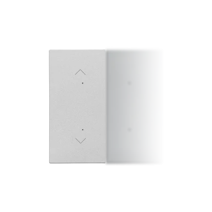 Klawisz 1/2, z piktogramem, do produktów elektronicznych Simon 55 TKE21/143 Kontakt-Simon aluminium mat
