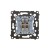 Łącznik krzyżowy Simon 55 SW7MR Kontakt-Simon czarny