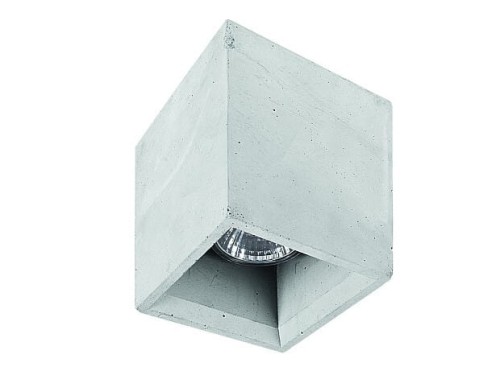 Lampa sufitowa betonowa Industrialna Loft BOLD S 9388 NOWODVORSKI Lighting GU10 nowoczesna oprawa oświetleniowa punktowa z betonu beton architektoniczny Inspiracje Premium
