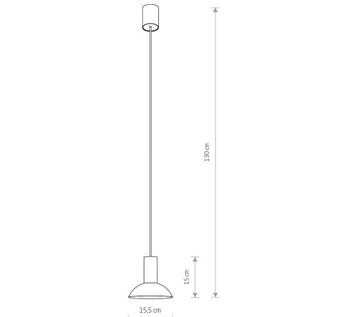 Lampa sufitowa wisząca Industrialna Loft HERMANOS C WHITE/SOLID BRASS 8037 NOWODVORSKI Lighting GU10 nowoczesna oprawa oświetleniowa metal mosiądz żyrandol biało-złoty biała pojedynczy zwis Inspiracje Premium