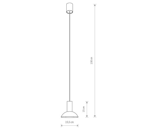 Lampa sufitowa wisząca Industrialna Loft HERMANOS C BLACK/SOLID BRASS 8194 NOWODVORSKI Lighting GU10 nowoczesna oprawa oświetleniowa metal mosiądz żyrandol czarno-złoty czarna pojedynczy zwis Inspiracje Premium