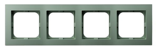 Ramka poczwórna R-4G/84 As Ospel zielony mat