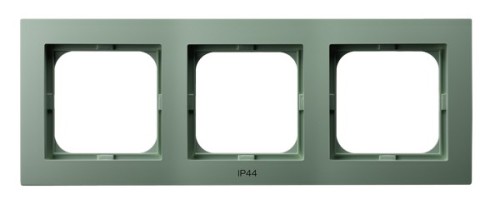 Ramka potrójna do łączników IP-44 RH-3G/84 As Ospel zielony mat