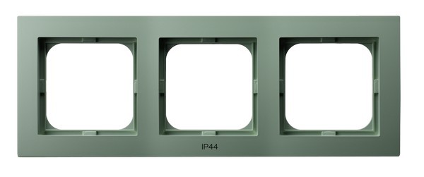 Ramka potrójna do łączników IP-44 RH-3G/84 As Ospel zielony mat
