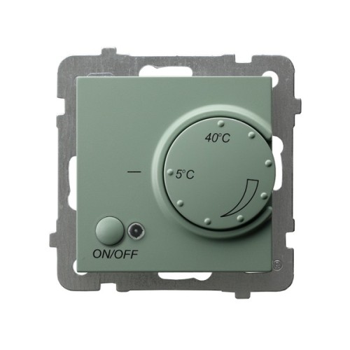 Regulator temperatury z czujnikiem podpodłogowym RTP-1G/m/84 As Ospel zielony mat
