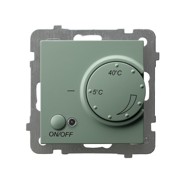Regulator temperatury z czujnikiem podpodłogowym RTP-1G/m/84 As Ospel zielony mat