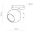 TRACER WHITE 1 TL-001 GU10 4040 TK Lighting Biały Biały