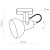 TRACER BLACK 1 TL-005 GU10 4043 TK Lighting Czarny Czarny