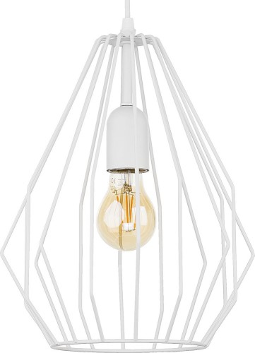 BRYLANT WHITE Lampa wisząca 1 D 2223 TK Lighting Biały Biały
