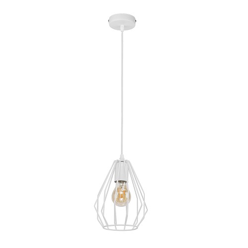 BRYLANT WHITE Lampa wisząca 1 M 2222 TK Lighting Biały Biały