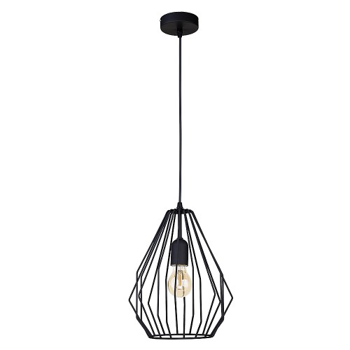 BRYLANT BLACK Lampa wisząca 1 D 2257 TK Lighting Czarny Czarny