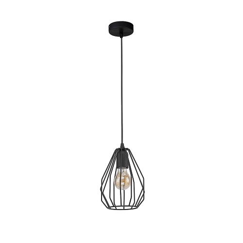 BRYLANT BLACK Lampa wisząca 1 M 2256 TK Lighting Czarny Czarny