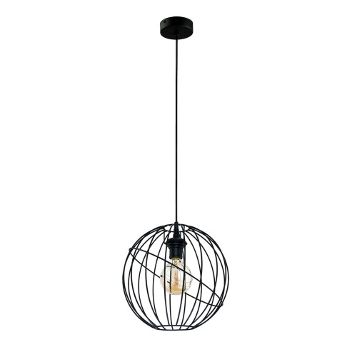 ORBITA BLACK Lampa wisząca 1 1626 TK Lighting Czarny Czarny