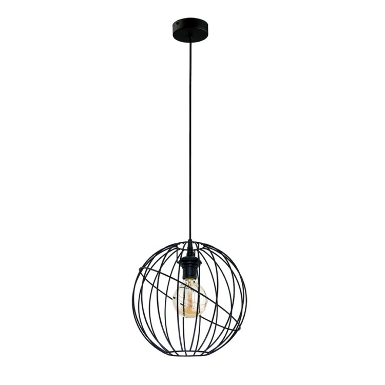 ORBITA BLACK Lampa wisząca 1 1626 TK Lighting Czarny Czarny