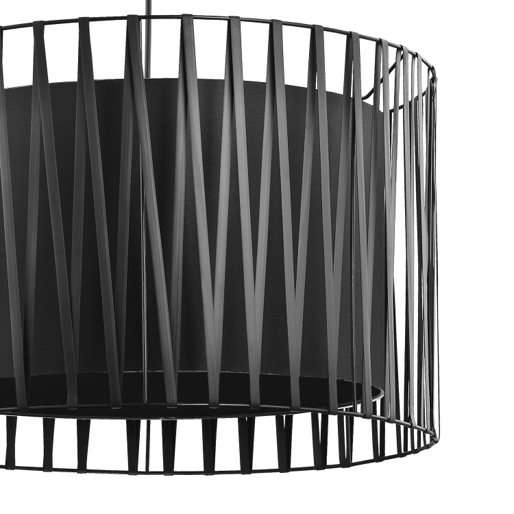 HARMONY BLACK Lampa wisząca 3 1655 TK Lighting Czarny Czarny