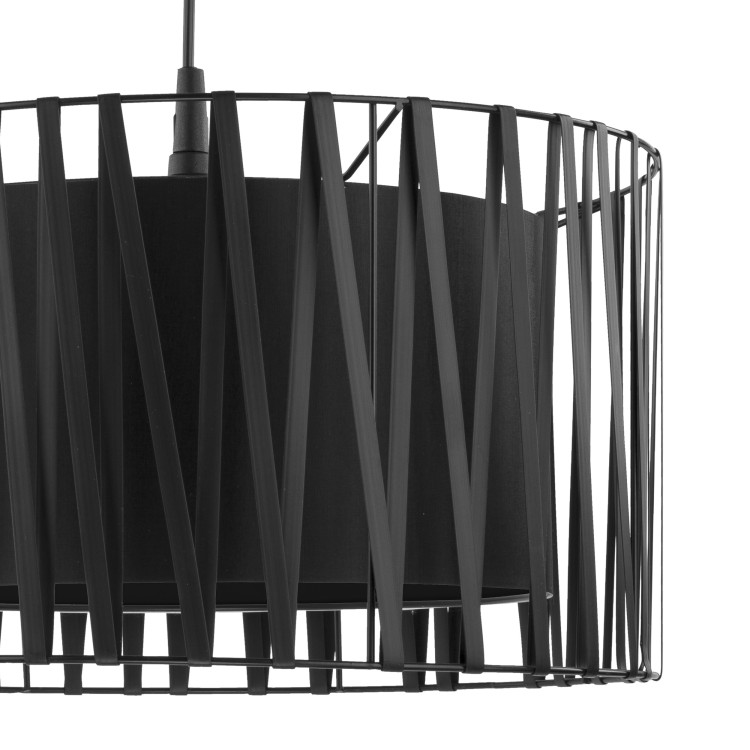 HARMONY BLACK Lampa wisząca 1 1654 TK Lighting Czarny Czarny