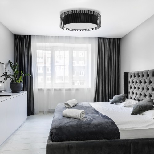 HARMONY BLACK Lampa sufitowa 4 1658 TK Lighting Biały Czarny, Biały