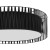 HARMONY BLACK Lampa sufitowa 4 1658 TK Lighting Biały Czarny, Biały