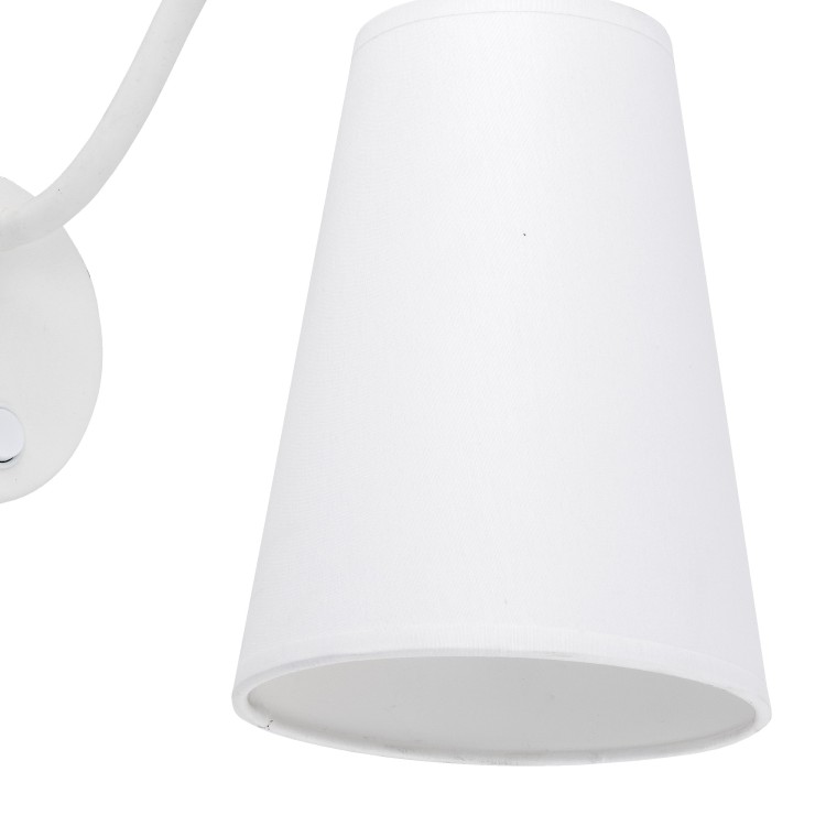 WIRE WHITE Kinkiet 1 2445 TK Lighting Biały Biały