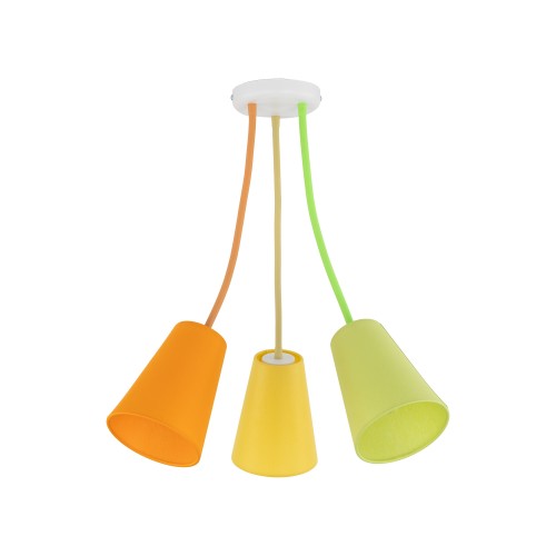 WIRE COLOUR Lampa sufitowa 3 2106 TK Lighting Mix Multikolor
