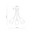 WIRE COLOUR Lampa sufitowa 3 2106 TK Lighting Mix Multikolor