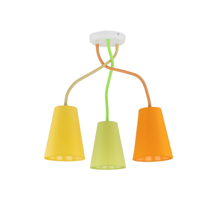 WIRE COLOUR Lampa sufitowa 3 2106 TK Lighting Mix Multikolor