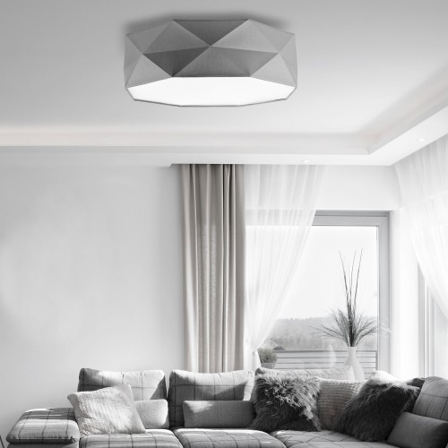 KANTOOR GRAY Lampa sufitowa 4  520 1566 TK Lighting Biały Szary, Biały