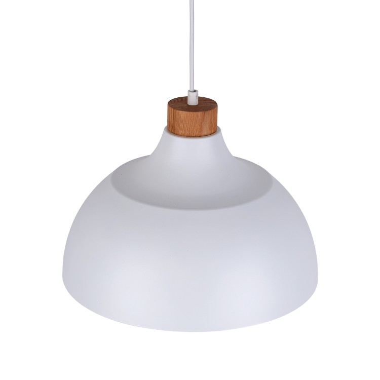 CAP WHITE Lampa wisząca 1 2070 TK Lighting Biały, Sosna Biały