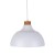 CAP WHITE Lampa wisząca 1 2070 TK Lighting Biały, Sosna Biały