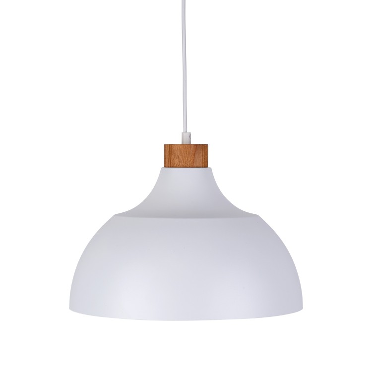 CAP WHITE Lampa wisząca 1 2070 TK Lighting Biały, Sosna Biały