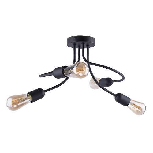 FADO BLACK Lampa sufitowa 4 2583 TK Lighting Czarny