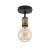 RETRO Lampa sufitowa 1 CZARNY / PATYNA 1901 TK Lighting