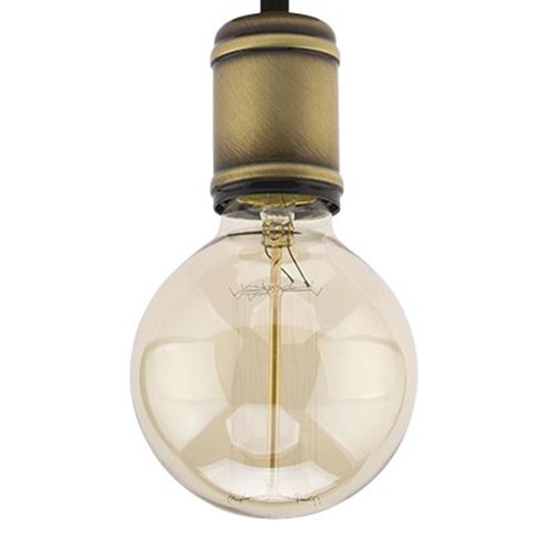RETRO Lampa sufitowa 1 CZARNY / PATYNA 1901 TK Lighting